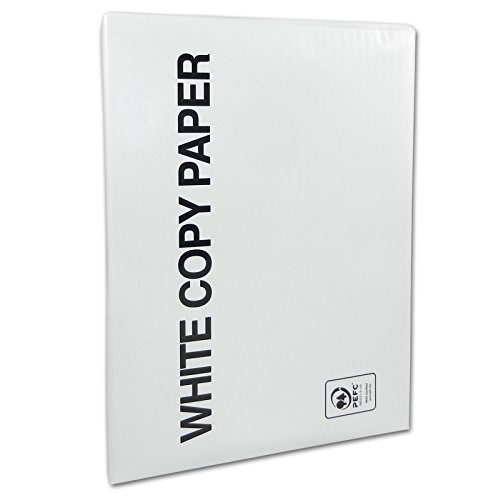 2500 Blatt (5 x 500 Seiten/Blätter) Laser- Tintenstrahl, Fotokopierpapier und Druckerpapier, DIN A4, 80g/m² -