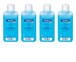 4x 500ml Flasche Sterillium Hygiene Händedesinfektion Desinfektionsmittel ohne Zubehör -