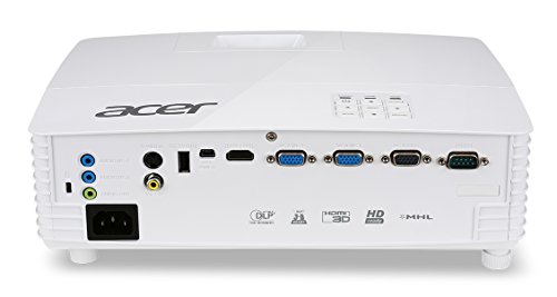 Acer P1185 DLP Projektor (SVGA 800 x 600 Pixel, 3.200 ANSI Lumen, Kontrast 13.000:1, 3D) -