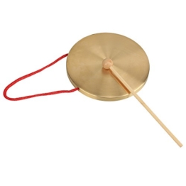 Alt-Kupfer Gong Kapelle Percussion-Becken (Durchmesser 15,5 Operngong -