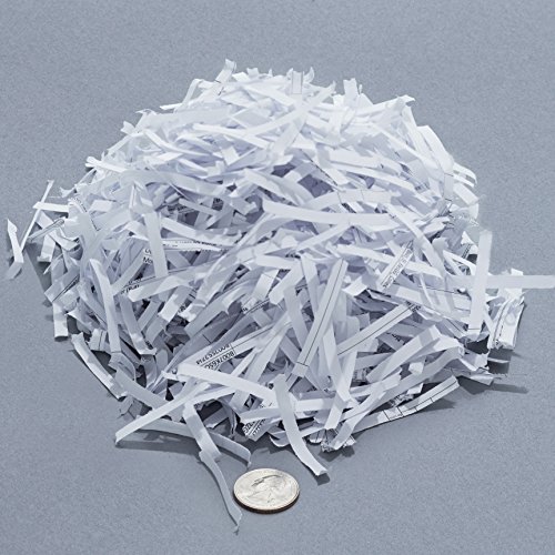 AmazonBasics Aktenvernichter, 5-6 Blatt Kreuzschnitt, für Papier und Plastikkarten -