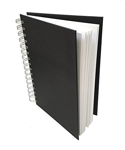 Artway STUDIO A4 Skizzenbuch, spiral-gebundenes Skizzenbuch in Hochformat, Hardcover, 100 Seiten (50 Blatt), 170 g/m2, säurefreies Primärfaser-Zeichenpapier -