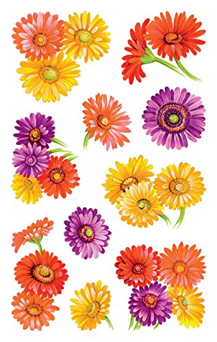 Avery Zweckform 58206 Frühling Sticker Set Blumen Mix (Vorteils-Pack) 117 Aufkleber -