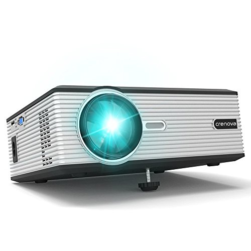 Beamer, Crenova XPE470 Projektor HD Video LCD Beamer 130'' Support 1080P / USB / VGA / SD / HDMI für Xbox / iphone / Smartphone / PC -