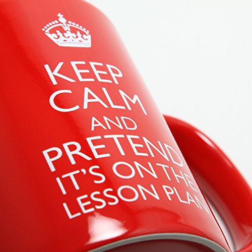 Becher/Tasse Fun für Lehrer, "Keep Calm and Pretend it's" on the Plan lesson -