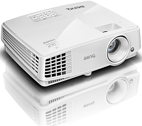 BenQ MS527 DLP-Projektor (3D über HDMI, SVGA, 800 x 600 Pixel, 3300 ANSI-Lumen, Kontrast 13000:1, VGA, Smart Eco) weiß -