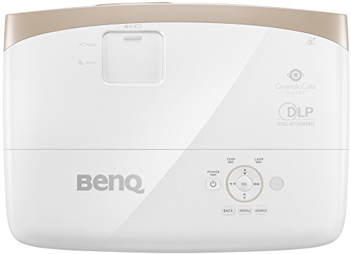 BenQ W2000 3D Heimkino DLP-Projektor (Full HD Beamer, 1920x1080 Pixel, Cinematic Color REC. 709, 2.000 Ansi Lumen, Kontrast 15.000:1) weiß -