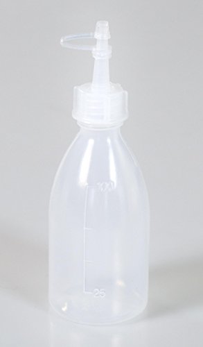 Betzold 10 Leerflaschen, Plastikflasche, für Kleber, Window Colour, Acrylfarbe, etc., Set mit 10 Flaschen à 120 ml - Kleber-Flaschen Basteln Kindergarten Krippe Klebstoff-Flaschen Nachfüllflaschen -
