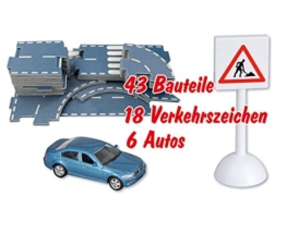 Betzold Set Verkehrsübungen - Verkehrserziehung Verkehrsschule Verkehrsschulung Straßenverkehr Kinder Schule Verkehrszeichen lernen schulen Verkehrssicherheit Sicherheit Schüler Verkehr -