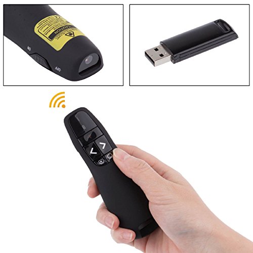 BlueBeach® Wireless USB Presenter Powerpoint Fernbedienung Laserpointer PPT -