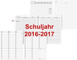 Brunnen Lehrerkalender Ringbuch-Einlagen A4 Unterrichtsplaner 2016-2017 -