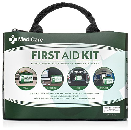 Das MediCare Deluxe Erste-Hilfe-Set (115 Artikel) Das wichtigste Erste-Hilfe-Zubehör für zu Hause, Reise, Zelten, Büro und Arbeitsplatz -