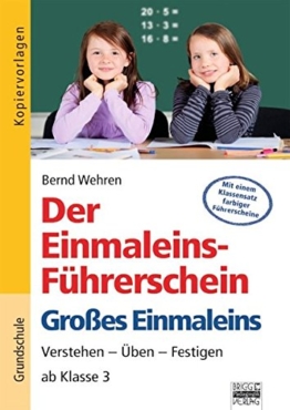 Der Einmaleins-Führerschein - Großes Einmaleins -