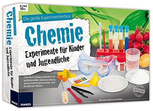 Die große Experimentierbox Chemie - Experimente für Kinder und Jugendliche: Chemie im Alltag entdecken mit professioneller Laborausrüstung, spannenden Experimenten und fundiertem Wissen. -