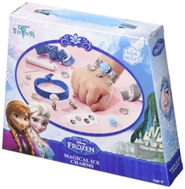 Disney Frozen Die Eiskönigin Bastel-Set Glitter-Armbänder für Mädchen (Kreativ-Set für 2 glitzernde Armbänder) -