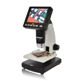 dnt DigiMicro Lab 5.0 Digitalmikroskop (5 Megapixel, 8,8 cm (3,5 Zoll) Display) schwarz -