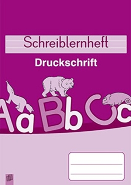 Druckschrift (Schreiblernheft) -