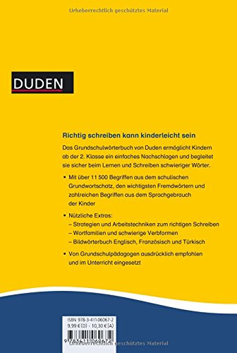 Duden - Das Grundschulwörterbuch (Duden - Grundschulwörterbücher) -