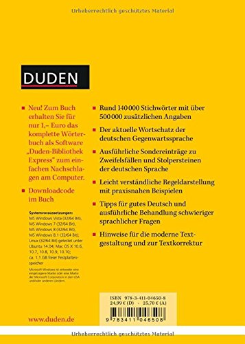 Duden - Die deutsche Rechtschreibung: Das umfassende Standardwerk auf der Grundlage der aktuellen amtlichen Regeln (Duden - Deutsche Sprache in 12 Bänden) -