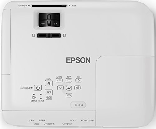 Epson EB-U04 LCD Projektor (Full HD 1080p, 3.000 Lumen, 15.000:1 Kontrast) -