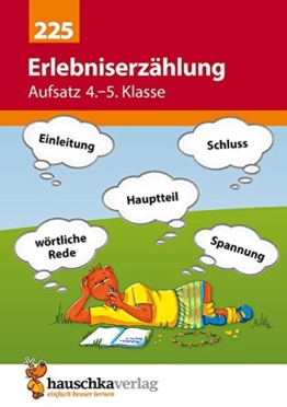 Erlebniserzählung. Aufsatz 4.-5. Klasse -