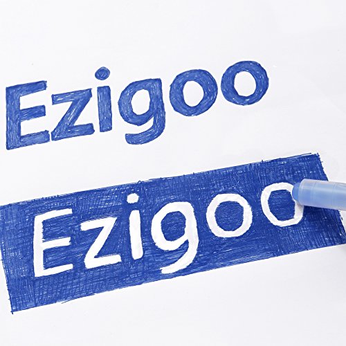 Ezigoo Tintenroller radierbar 0,7 mm Spitze - nachfüllbarer radierbarer Kugelschreiber - bunt - 6 er Set -