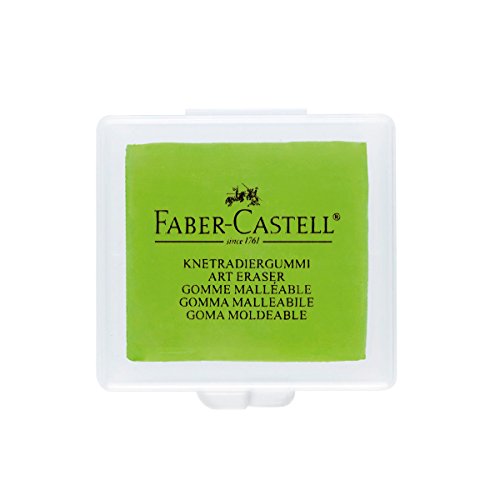 Faber-Castell 127121 - Knetradiergummi Art Eraser in Kunststoffbox, sortiert -