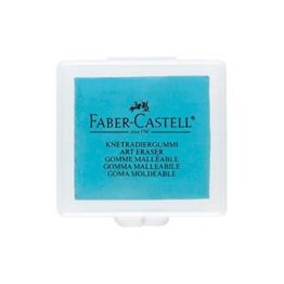 Faber-Castell 127121 - Knetradiergummi Art Eraser in Kunststoffbox, sortiert -