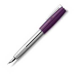 Faber-Castell 149290 - Füller Loom Piano, Federstärke: M, pflaume -