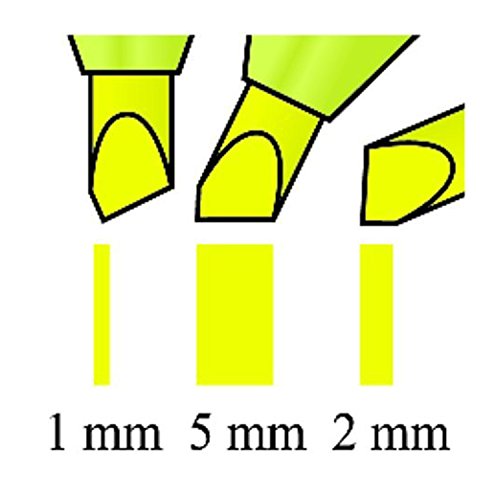 Faber-Castell 154862 - Textmarker TEXTLINER 48 Promo, 1 - 5 mm, 8er Etui, Inhalt: 3x gelb, je 1x grün, orange, rosa, blau, rot -