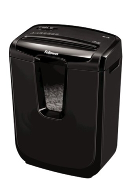 Fellowes Powershred M-7C Aktenvernichter, Schneidleistung - 7 Blatt - Partikelschnitt, schwarz -