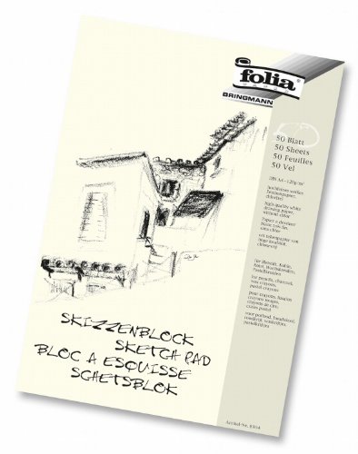 Folia 8303 - Skizzenblock, 120 g/m², DIN A3, 50 Blatt -
