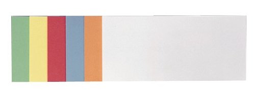 Franken UMZ 1020 99 Moderationskarte (Rechteck) 205 x 95 mm, 500 Stück, sortiert -