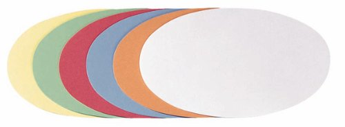 Franken UMZ 1119 99 Moderationskarten Ovale, 11 x 19 cm, 500 Stück, sortiert -