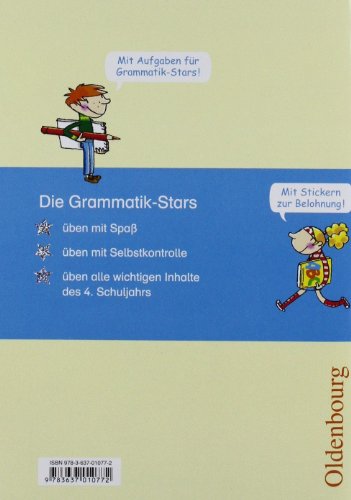 Grammatik-Stars: 4. Schuljahr - Übungsheft: Mit Lösungen -