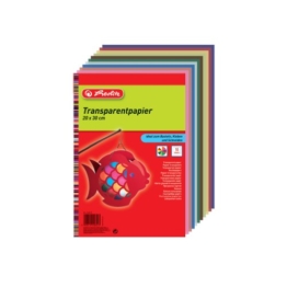 Herlitz 246413 Transparentpapier, 20 x 30 cm, 10 Blatt, 5-er Pack -