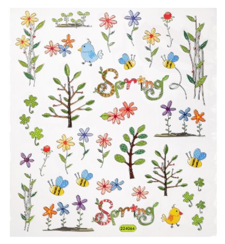 Hobby Design Sticker * Blumen und Zweige Frühling Ostern * Aufkleber 3452330 -