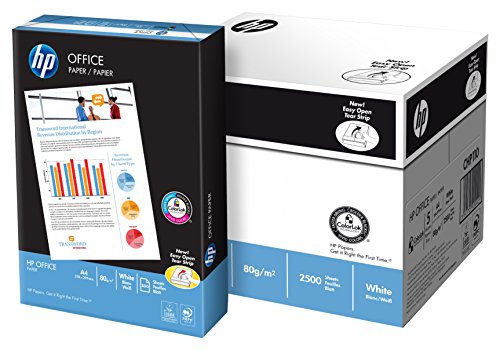 HP Papier Office A4 80g/qm 5x500 Blatt (1 Karton x 5 Pakete) -