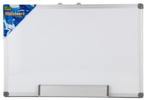 Idena 568019 - Whiteboard Alu-Rahmen, ca. 40 x 60 cm, mit Stiftablage -