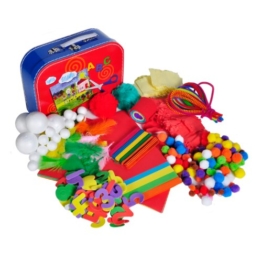 Knorrtoys F15411 - Bastelkoffer Arts & Crafts - 300-teilig -