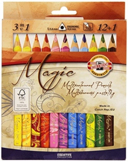 Koh-I-NOOR Magic Jumbo-Dreikant Farbstift (13 Stück) -