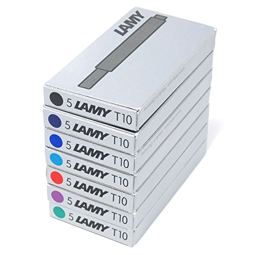 Lamy T10 Tintenpatronen blau (1 Päckchen mit 5 Patronen) -