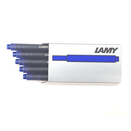 Lamy T10 Tintenpatronen blau (1 Päckchen mit 5 Patronen) -