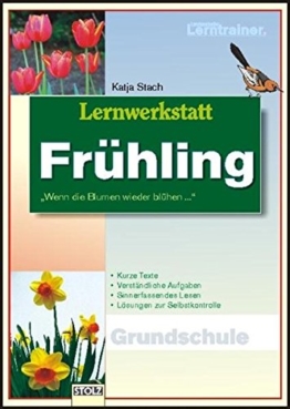 Lernwerkstatt Frühling: Textwerkstatt mit Aufgaben und Lösungen -