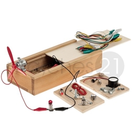 matches21 Elektro-Baukasten Bausatz f. Kinder Werkset Bastelset ab 9 Jahren -