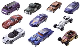 Mattel 54886 Hot Wheels Fahrzeuge 10er Geschenkset, 38 x 28 x 21 cm, farblich sortiert -