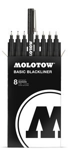 Molotow BASIC Blackliner Marker Complete Set -