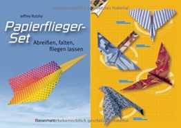 Papierflieger-Set: Abreißen, falten, fliegen lassen. Buch und bedrucktes Faltpapier -