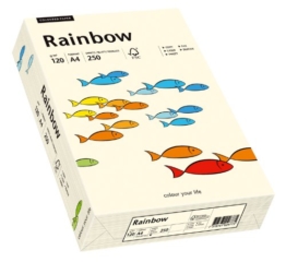 Papyrus 88042254 Multifunktionspapier Rainbow 120 g/m², A4 250 Blatt hellchamois -