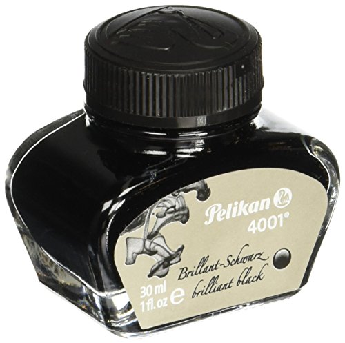 Pelikan 301028 Tintenglas Tinte 4001, 30 ml, 1 Stück, blau/schwarz -